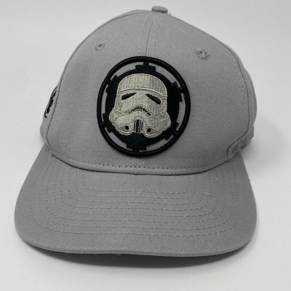 Star Wars Grey Hat with Storm Trooper logo, Snapback Cap, New Era 9FIFTY - OSFM - Picture 1 of 6